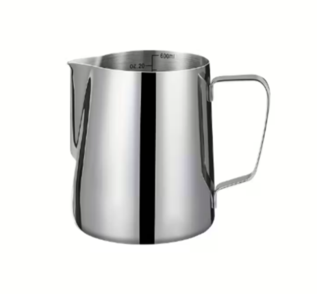 Pitcher Arte Latte 600ML y aguja dibujos etching